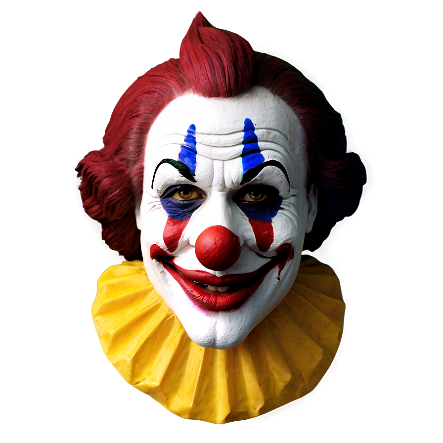 Colorful Clown Mask Png 06212024 PNG