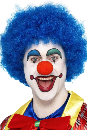 Colorful Clown Portrait PNG