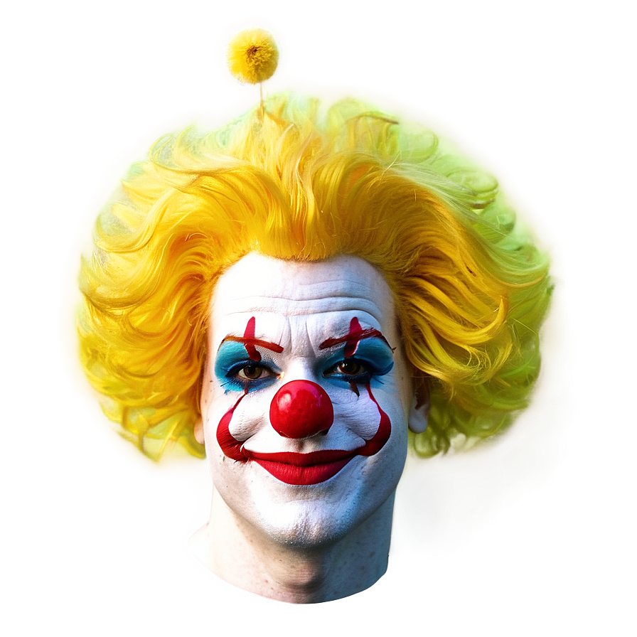 Colorful Clown Wig Png 05232024 PNG