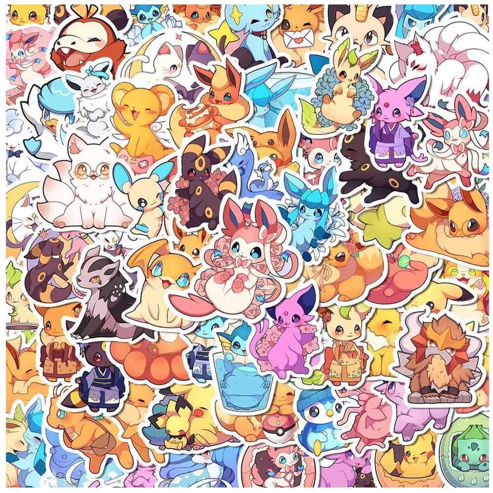 Colorful_ Collection_of_ Kawaii_ Pokemon Wallpaper