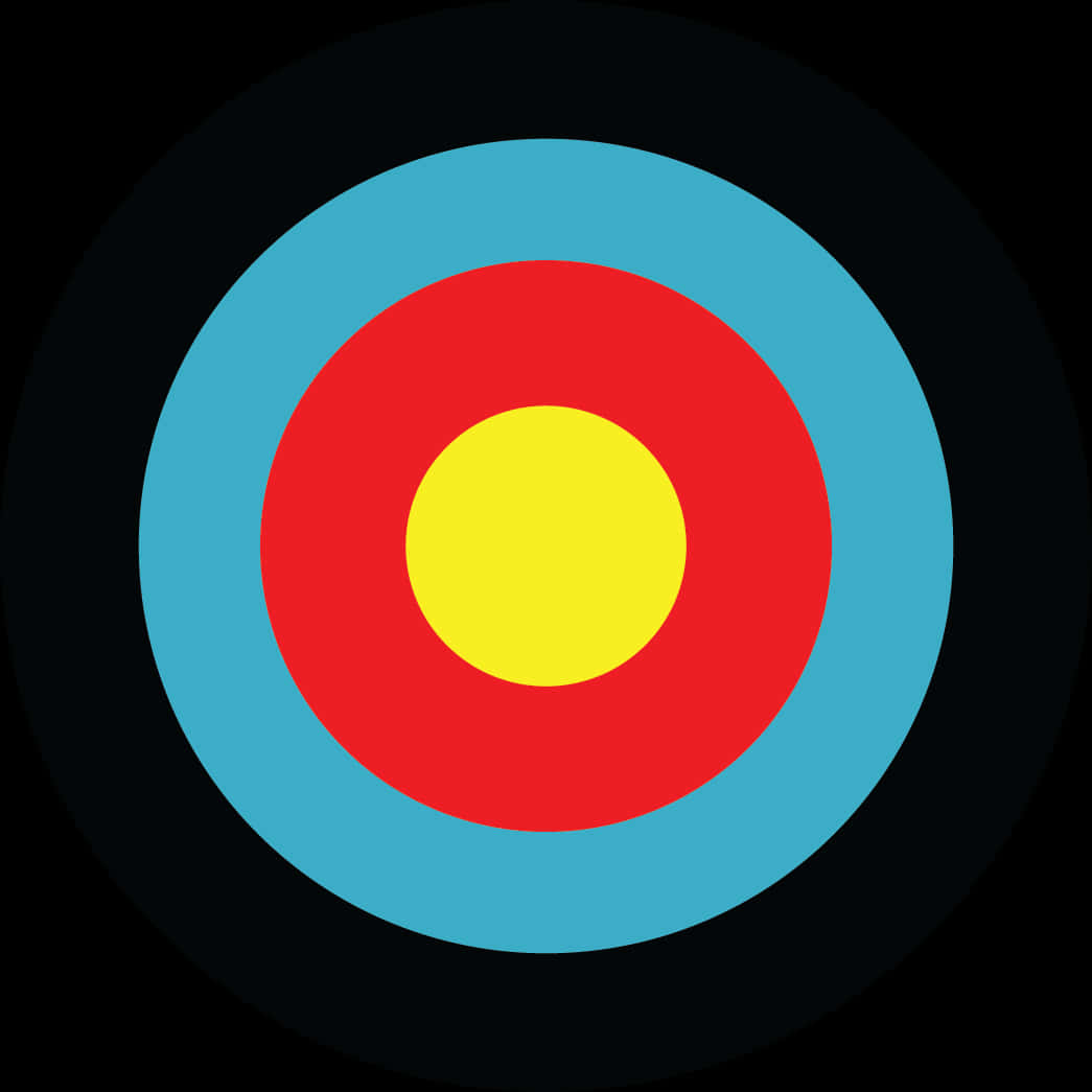 Colorful Archery Target PNG