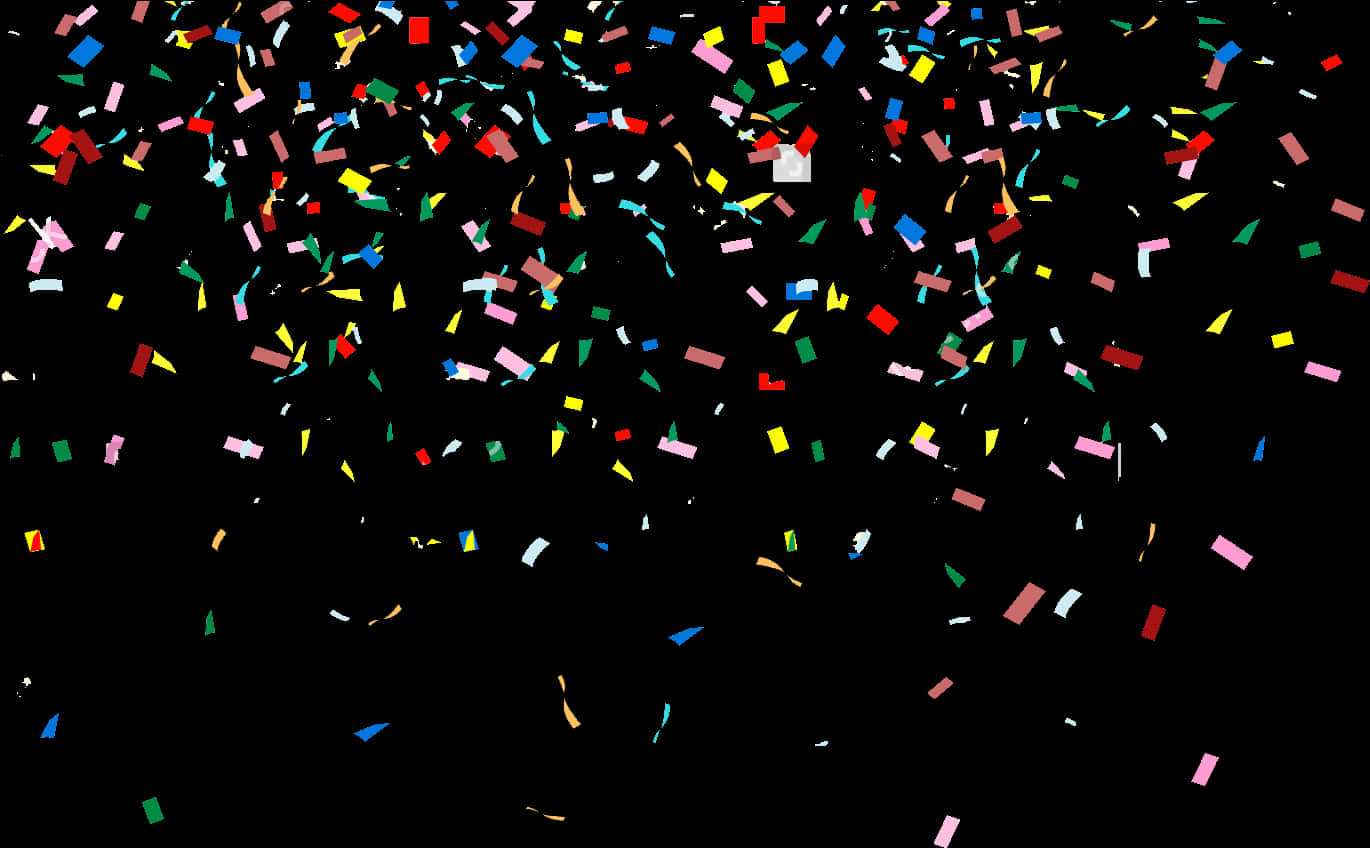 Colorful Confetti Celebration PNG