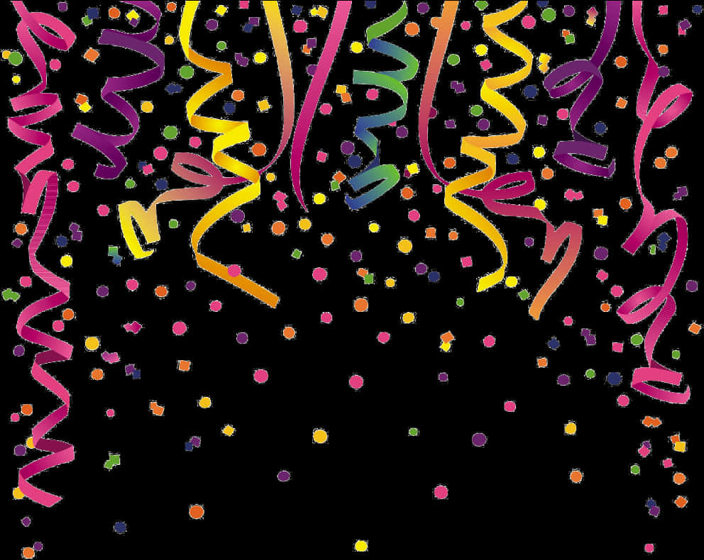 Download Colorful Confettiand Streamers | Wallpapers.com