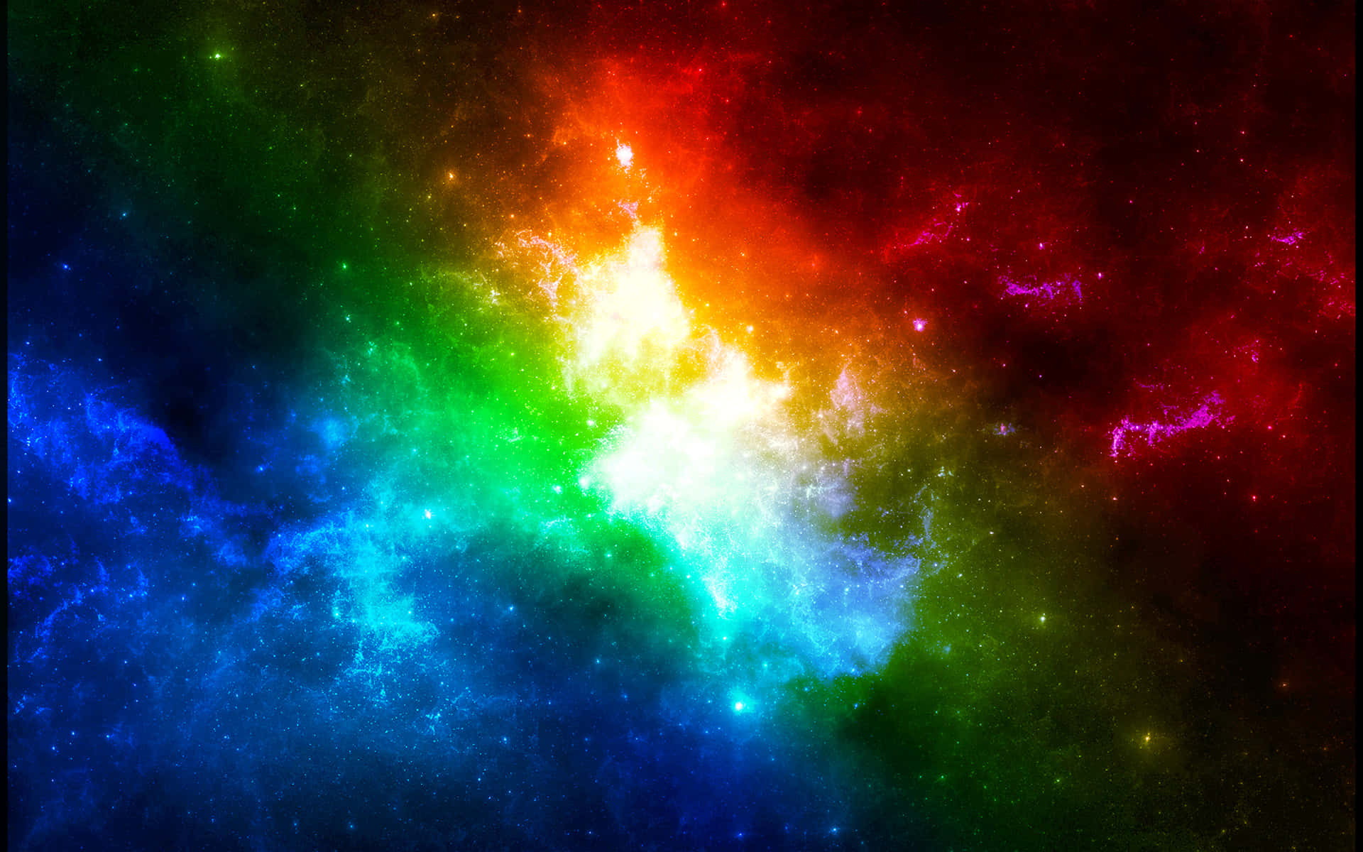 Colorful Cosmic Nebula Background Wallpaper