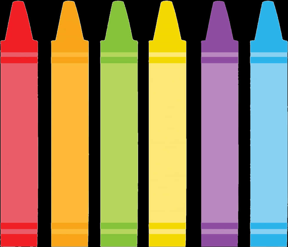 Download Colorful Crayons Row | Wallpapers.com