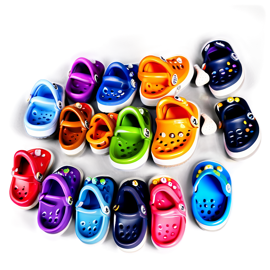 Colorful Crocs Collection Png Jqk66 PNG