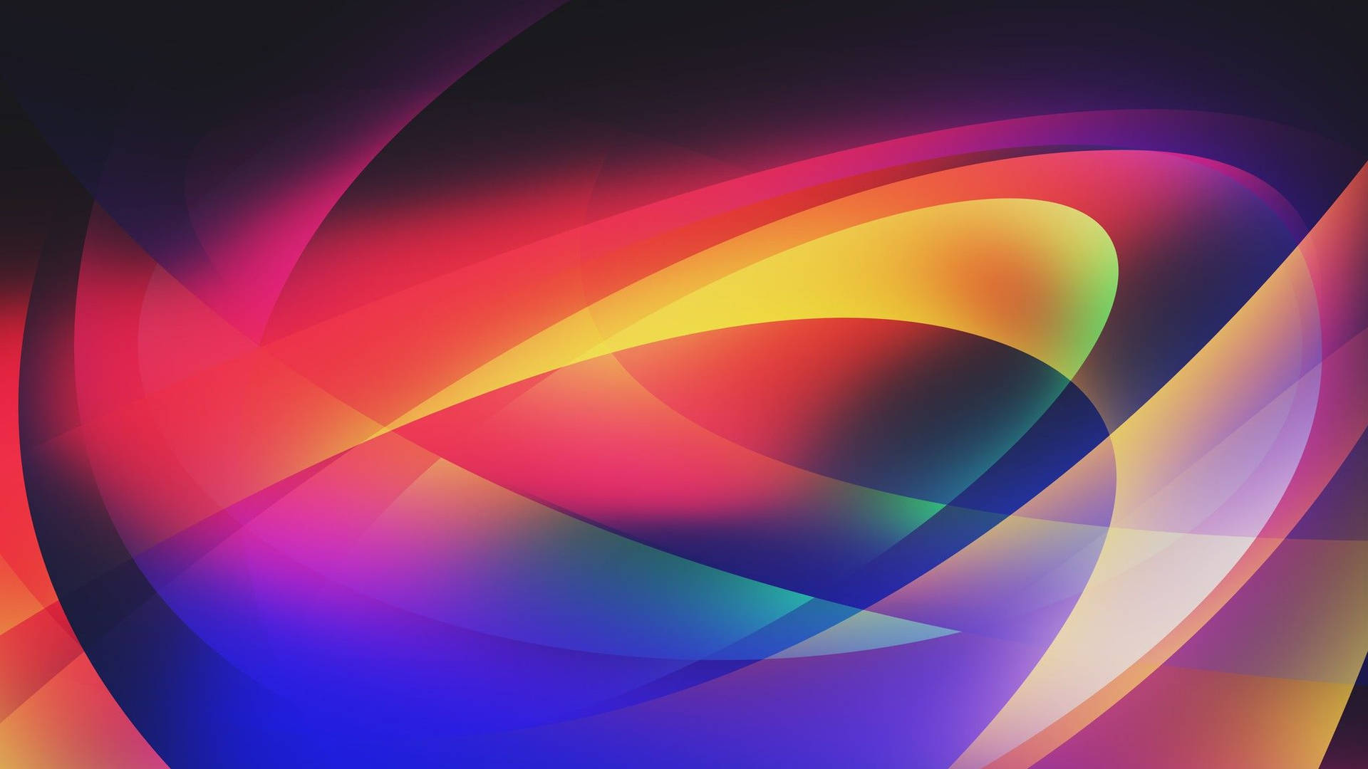 Colorful Curve Lines Abstract