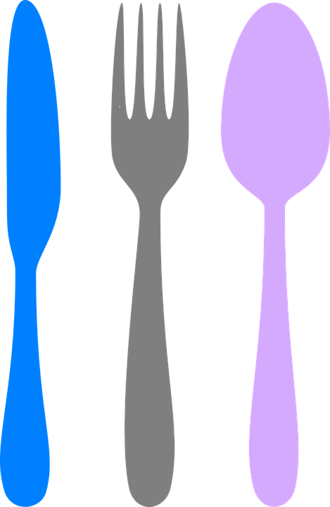 Colorful Cutlery Set PNG