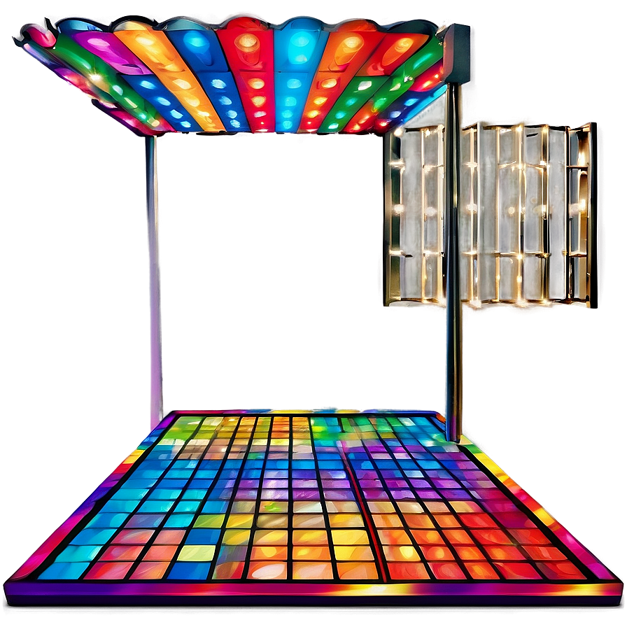 Colorful Dance Floor Png Itg26 PNG