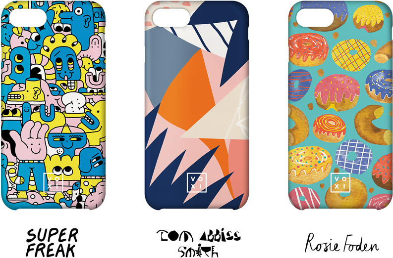Colorful Designer Phone Cases SVG