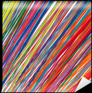 Colorful Diagonal Stripes Abstract PNG