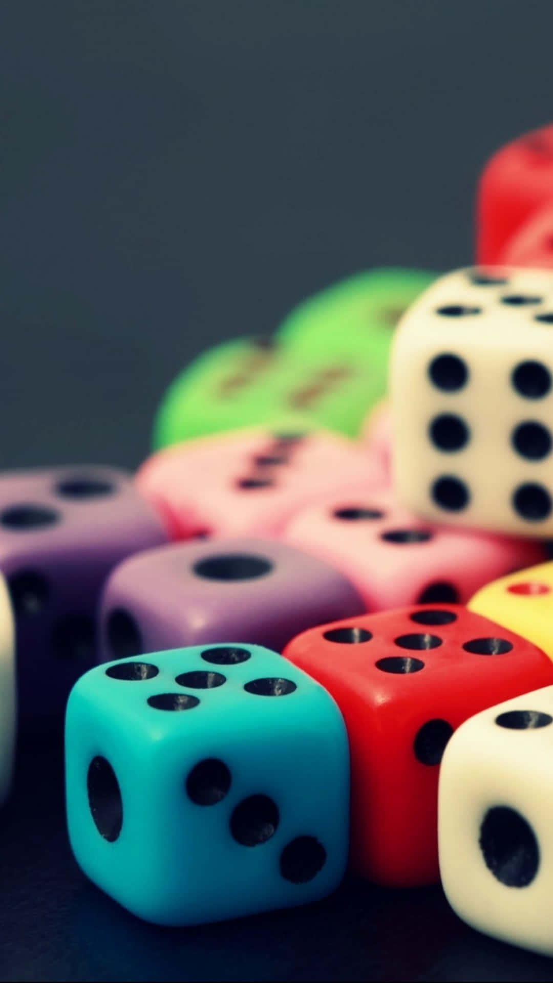 Colorful Dice Collection.jpg Wallpaper