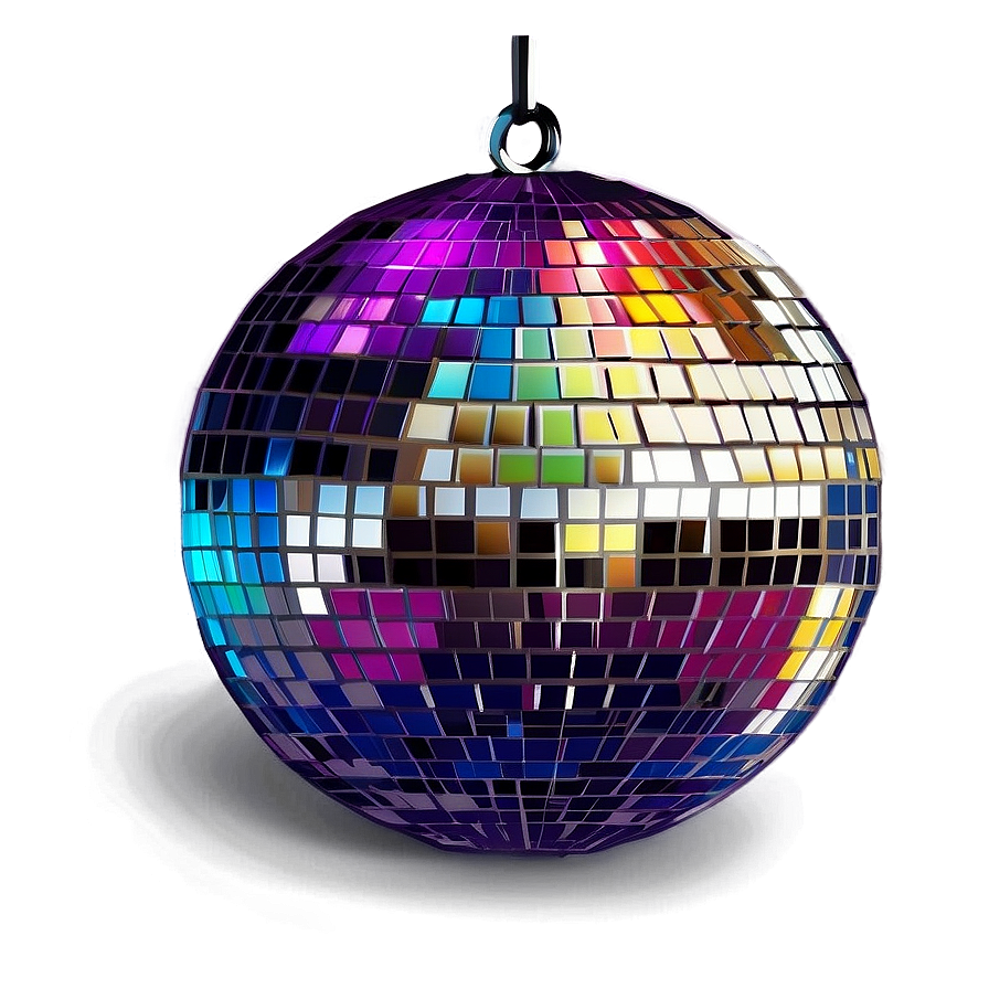 colorful disco ball png