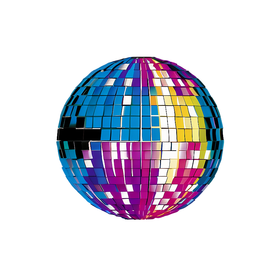 Download Colorful Disco Ball Illustration | Wallpapers.com