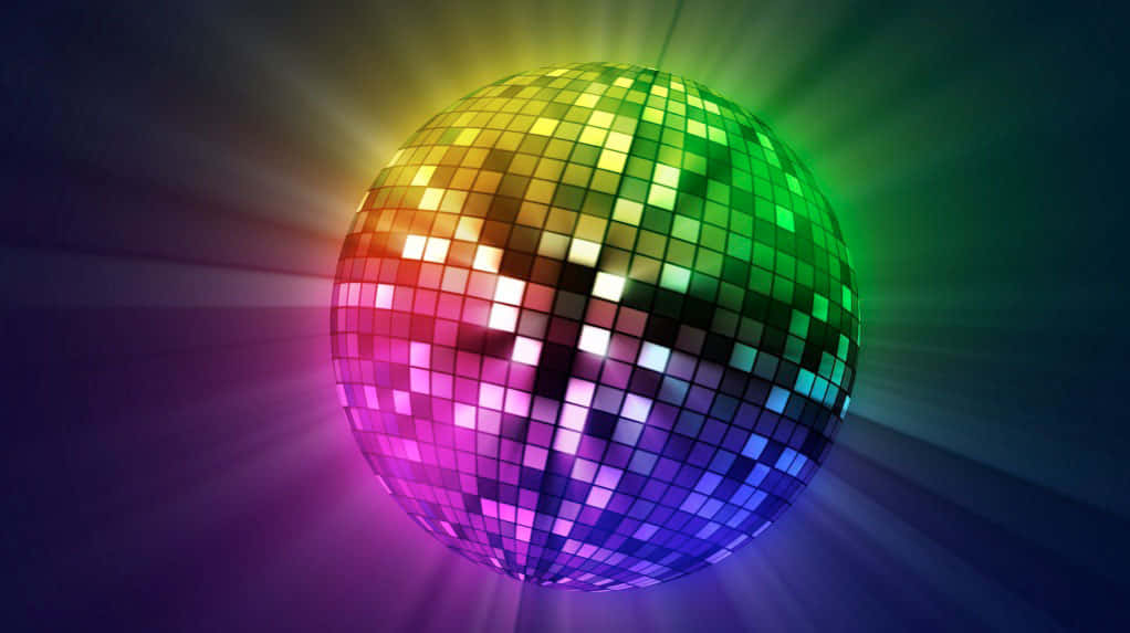 Colorful Disco Ball Lights Wallpaper