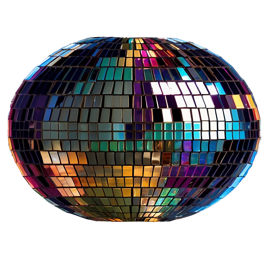 Colorful Disco Ball Sparkle PNG