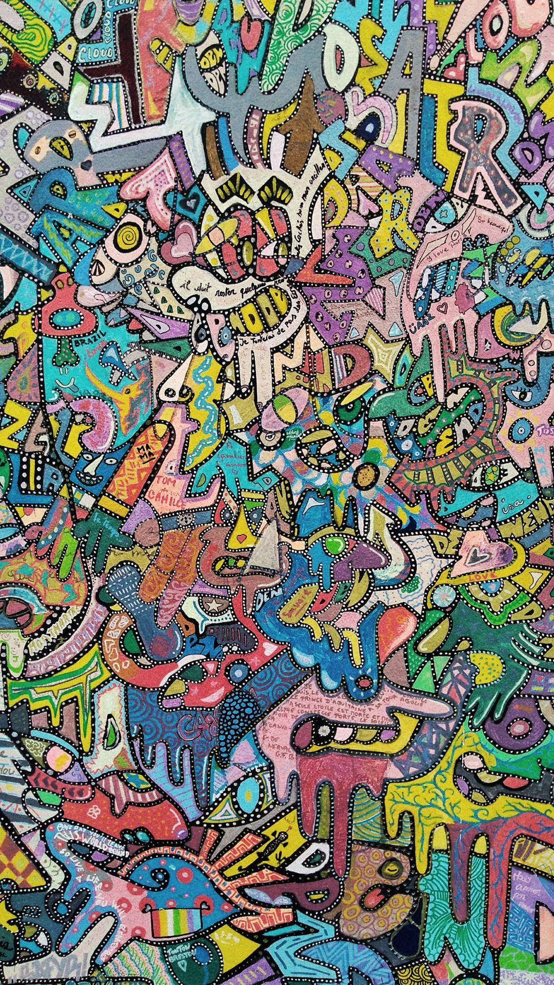 Colorful Doodle Street Art
