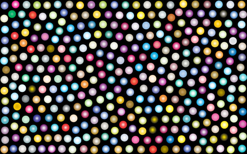Colorful Dot Pattern Texture PNG