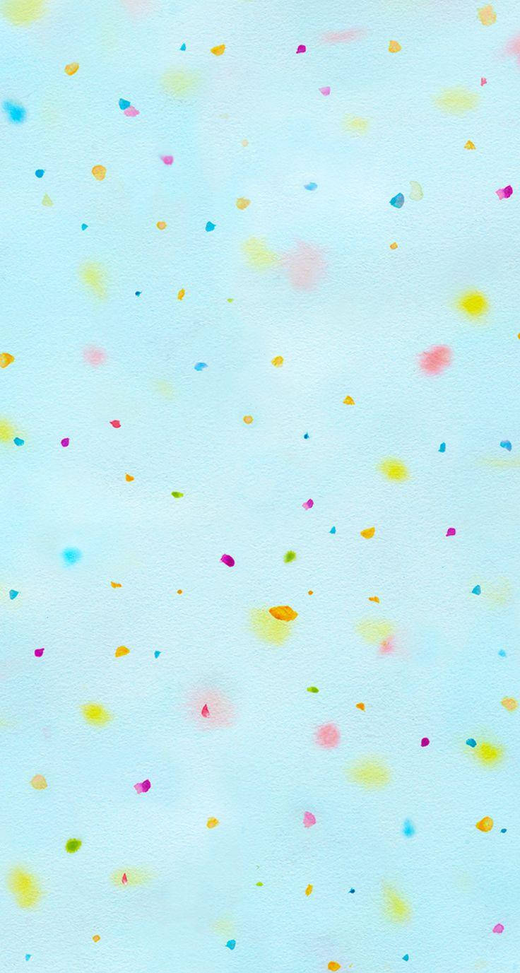 Colorful Dots Ios 7 Background