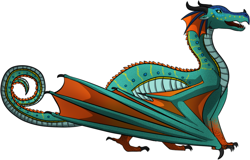 Colorful Dragon Illustration Wings Of Fire PNG