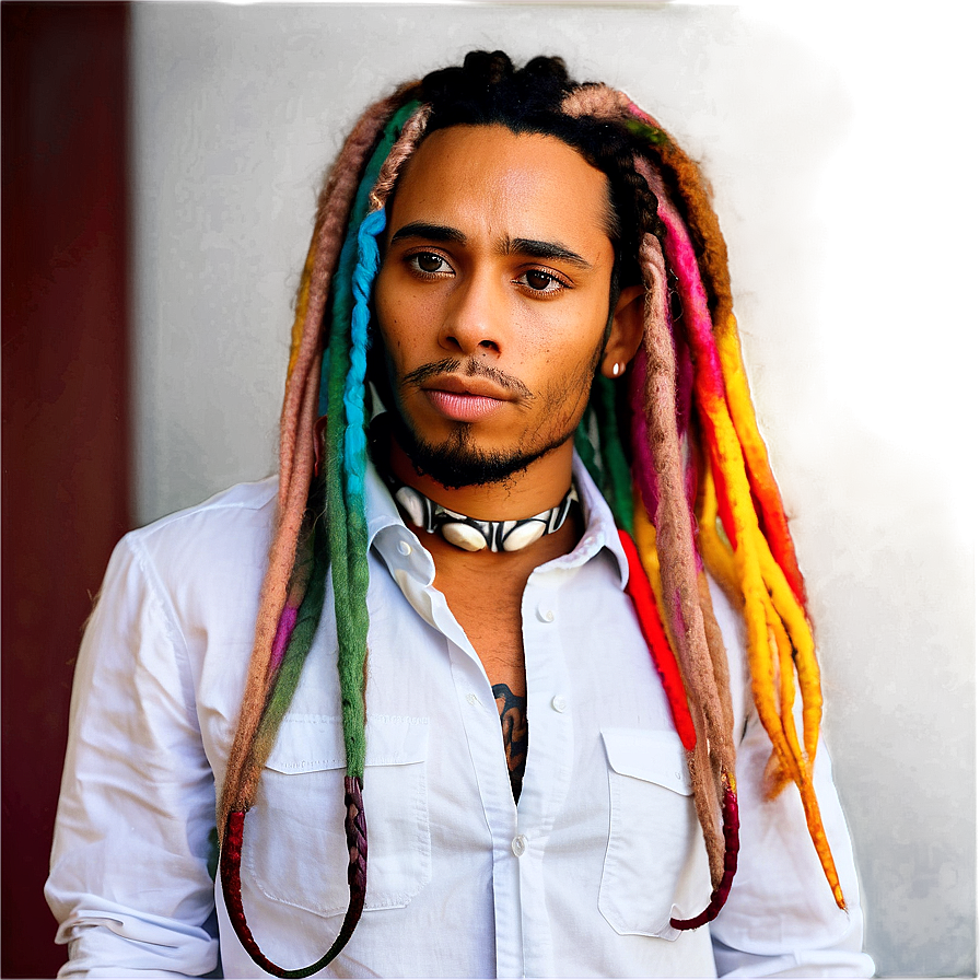Colorful Dreads Ideas Png 05242024 PNG
