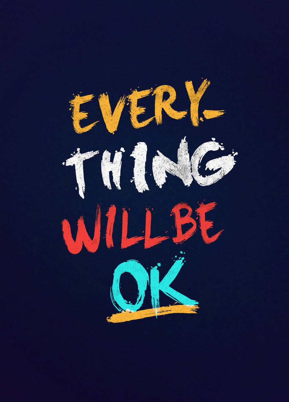 Download Colorful Everything With Be Okay Wallpaper 