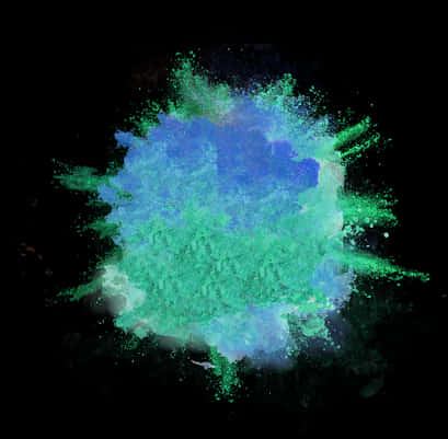 Colorful Explosion Powder Art PNG