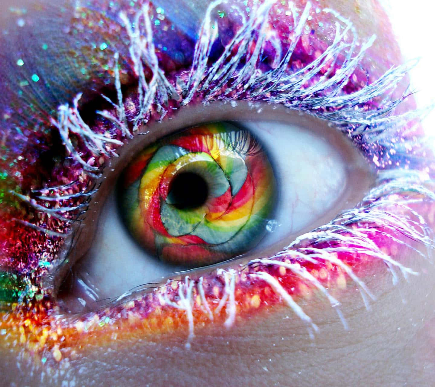 Spectacular Eye Makeup Closeup Wallpaper