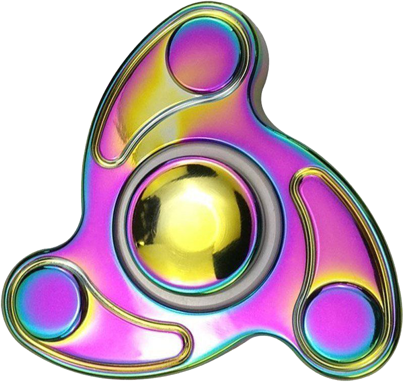 Colorful Fidget Spinner PNG