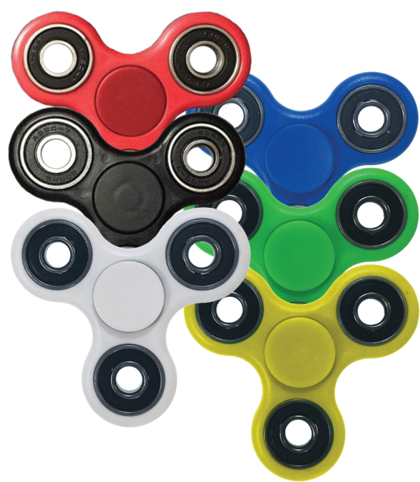 Colorful Fidget Spinners Collection PNG