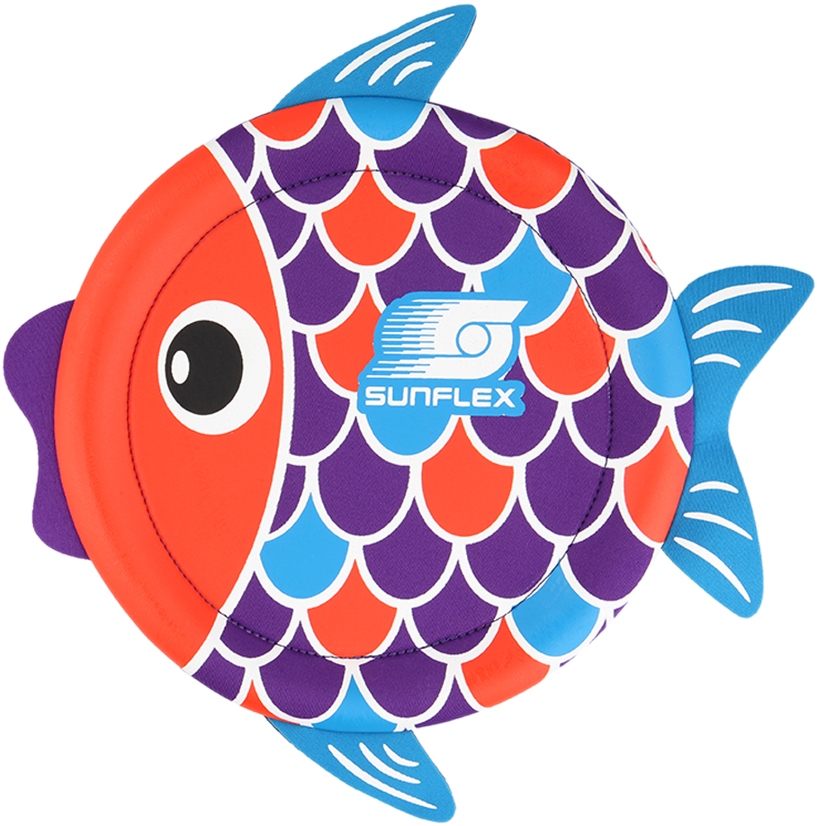Colorful Fish Beach Ball Sunflex PNG