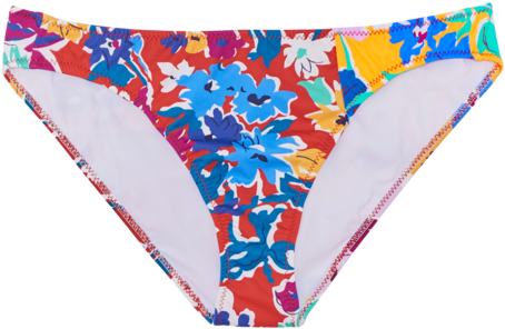 Colorful Floral Bikini Bottom PNG