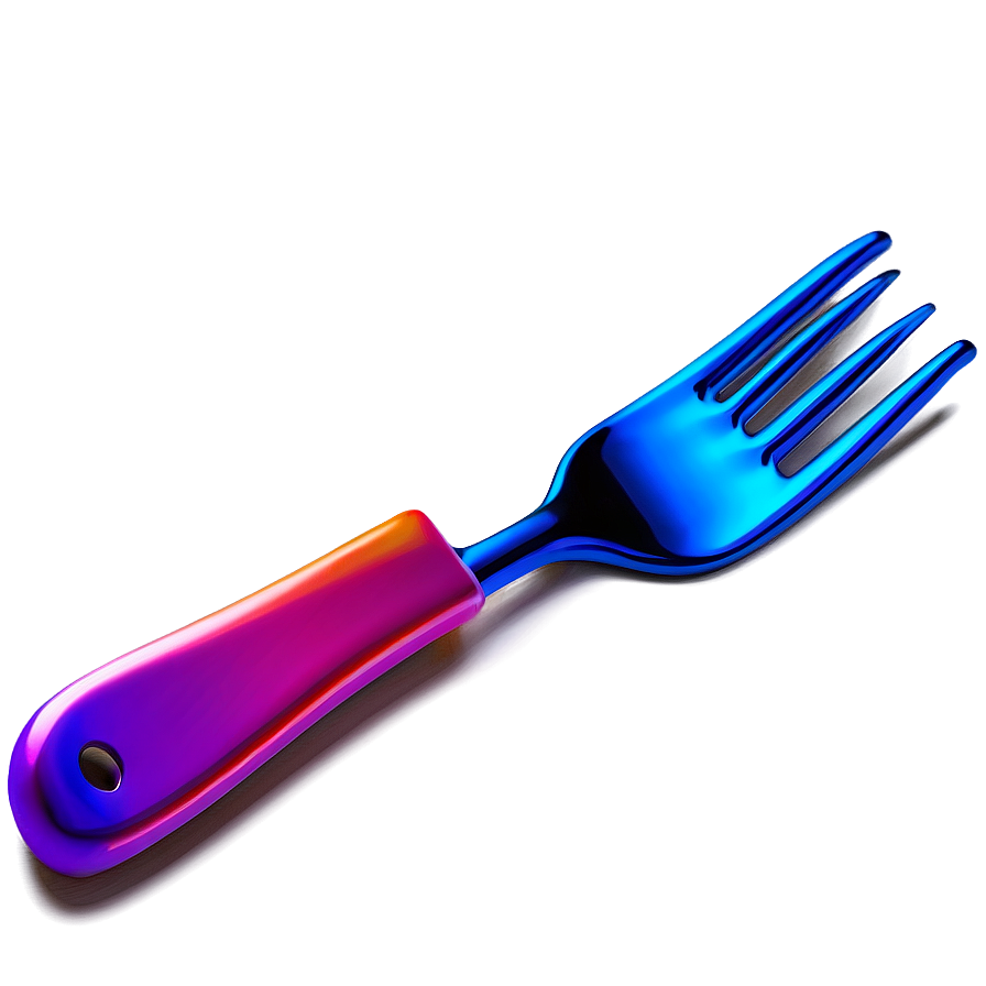 Colorful Fork Png 05252024 PNG