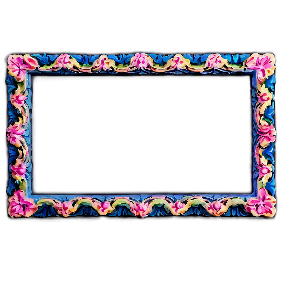 Colorful Frame Border Png Sjm PNG
