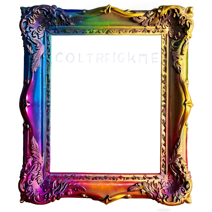 Colorful Frame Design Png 14 PNG
