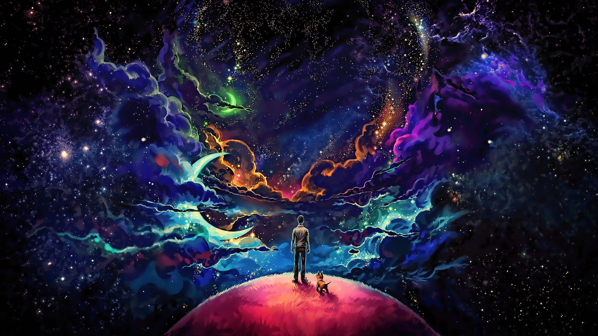 Colorful Galaxy World Dream Wallpaper
