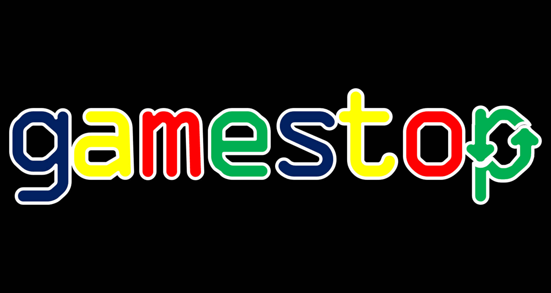 Colorful GameStop Logo Background