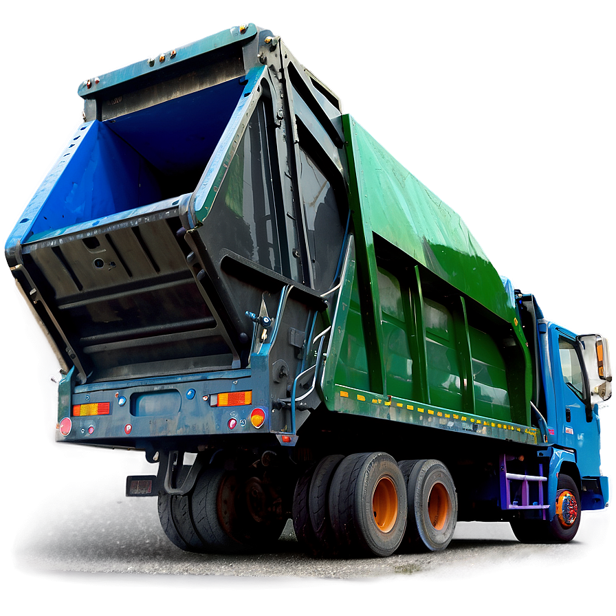 Colorful Garbage Truck Png Glt7 PNG