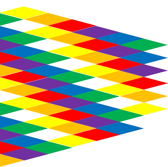 Colorful Geometric Pattern PNG