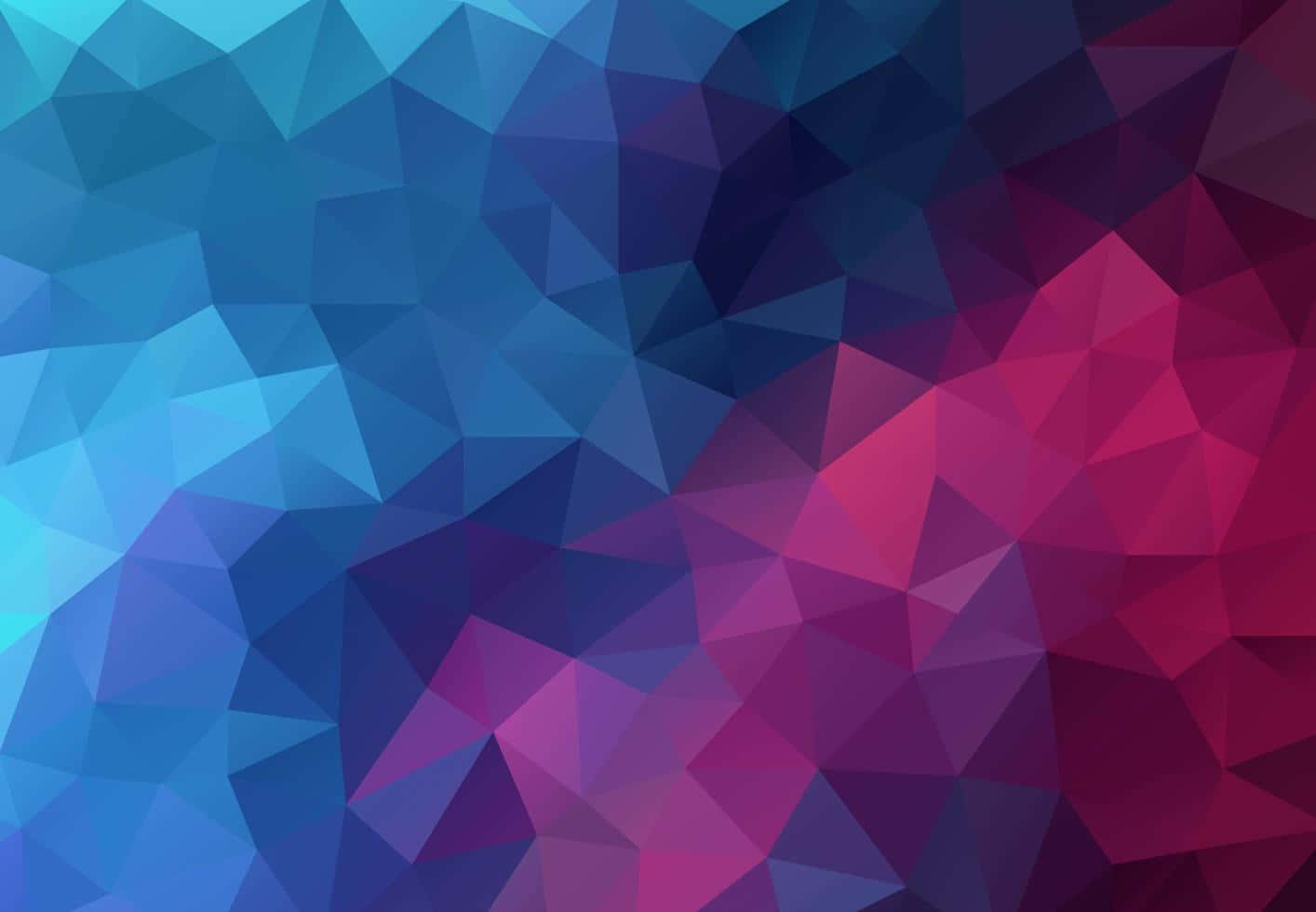 Colorful Geometric Polygon Background Wallpaper