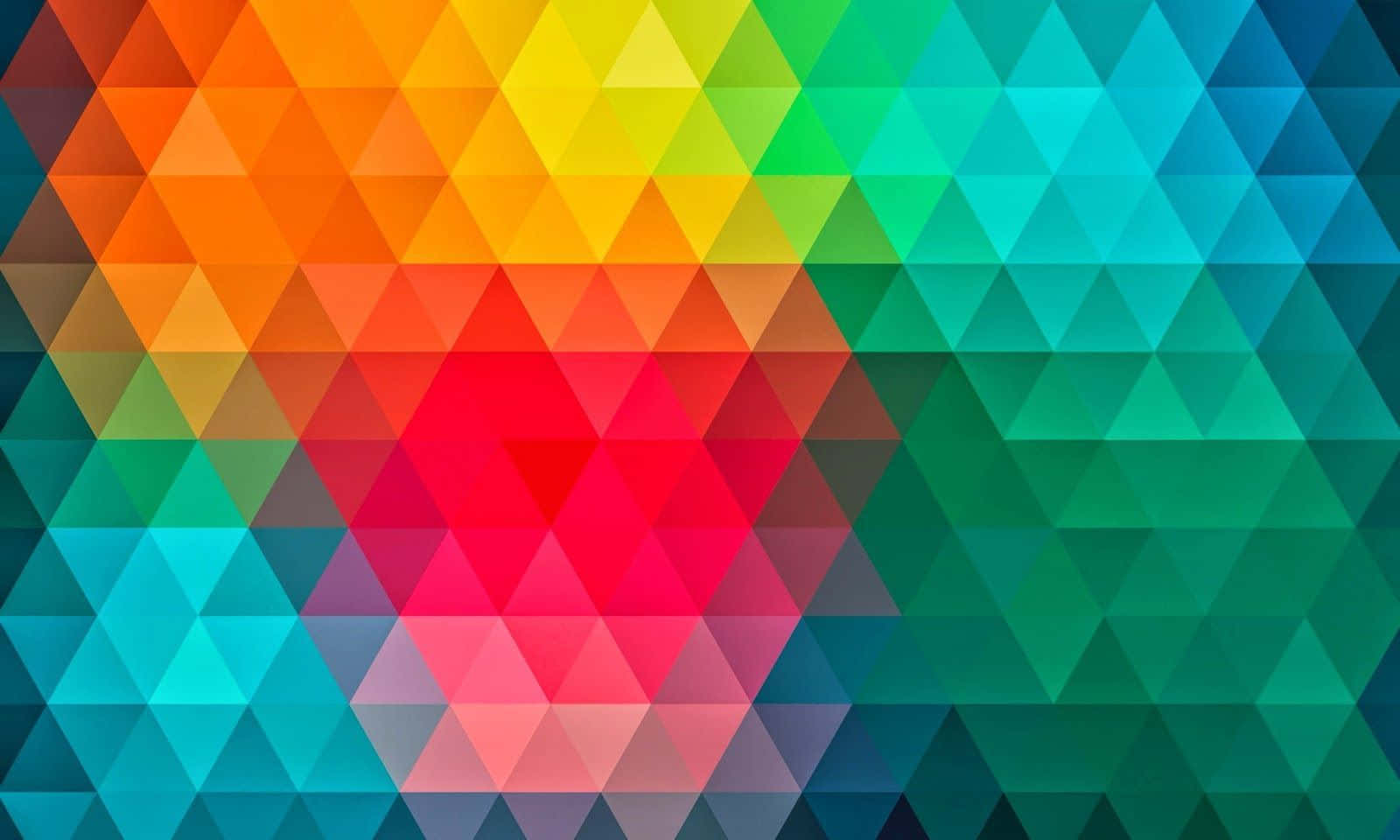 Colorful Geometric Triangles Background Wallpaper