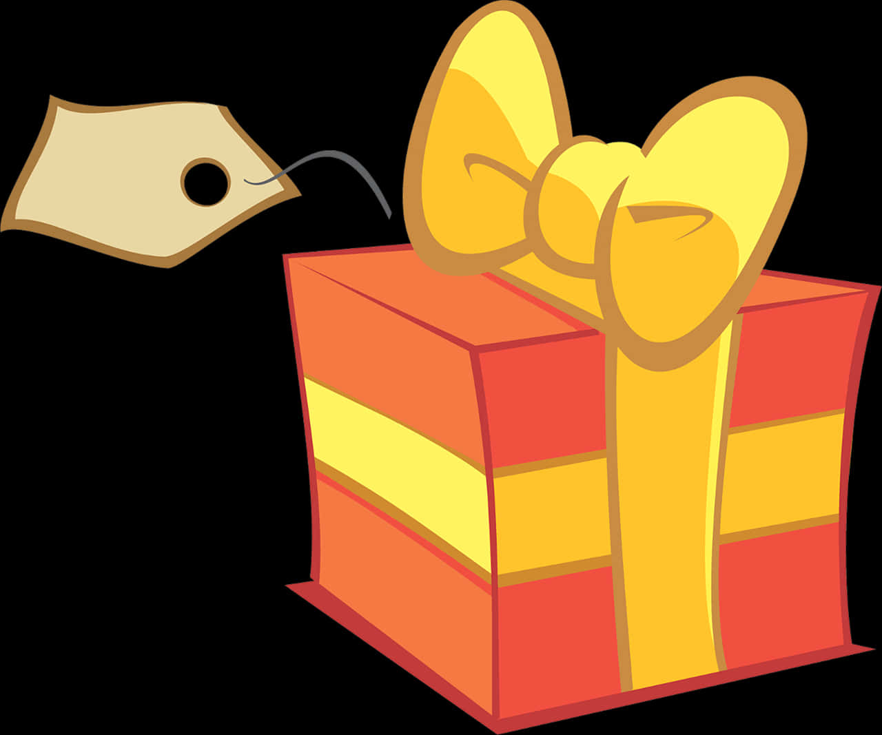 Colorful Gift Box Cartoon PNG