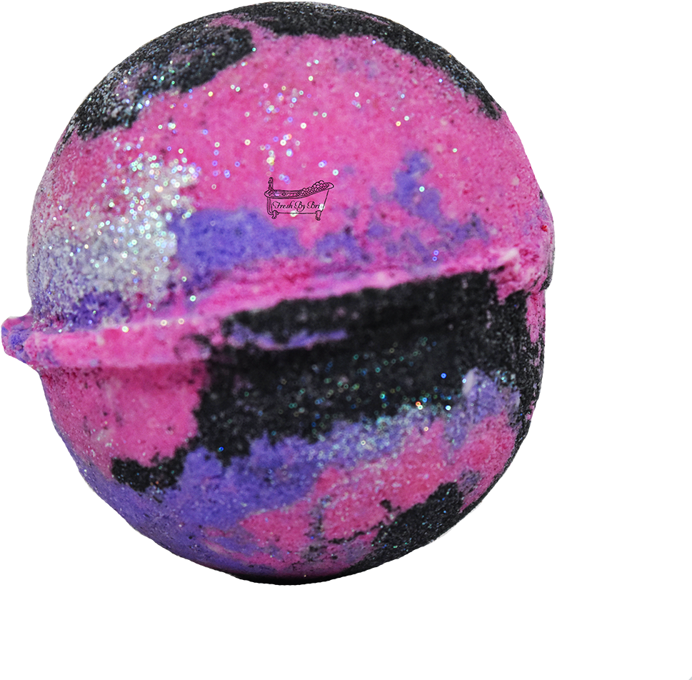 Colorful Glitter Bath Bomb PNG