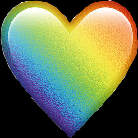 Colorful Gradient Heart Emoji PNG