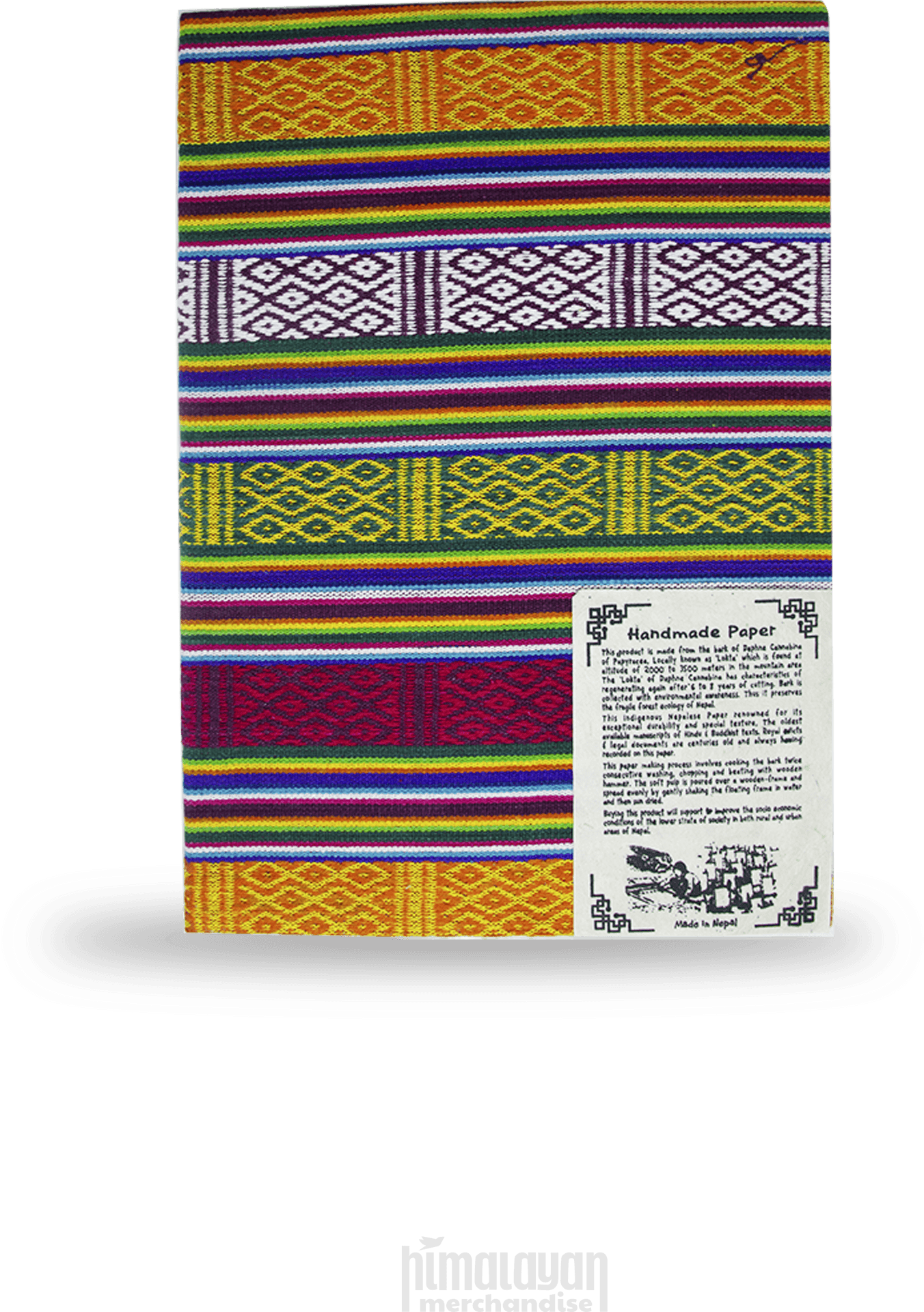 Colorful Handmade Paper Notebook PNG