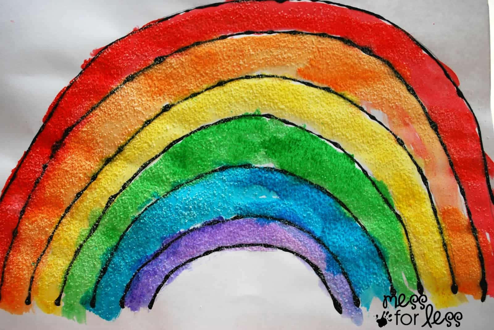 Colorful Handmade Rainbow Art Wallpaper