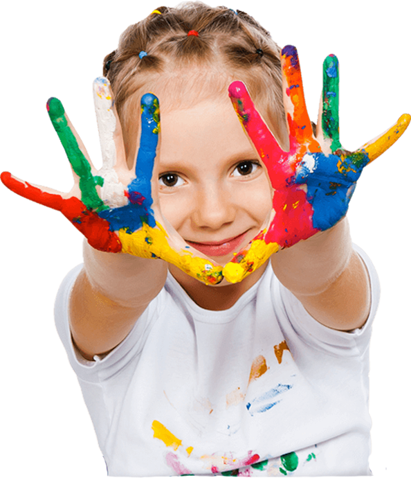 Colorful Handprints Child Creativity PNG