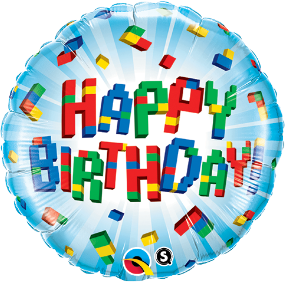 Colorful Happy Birthday Balloon PNG