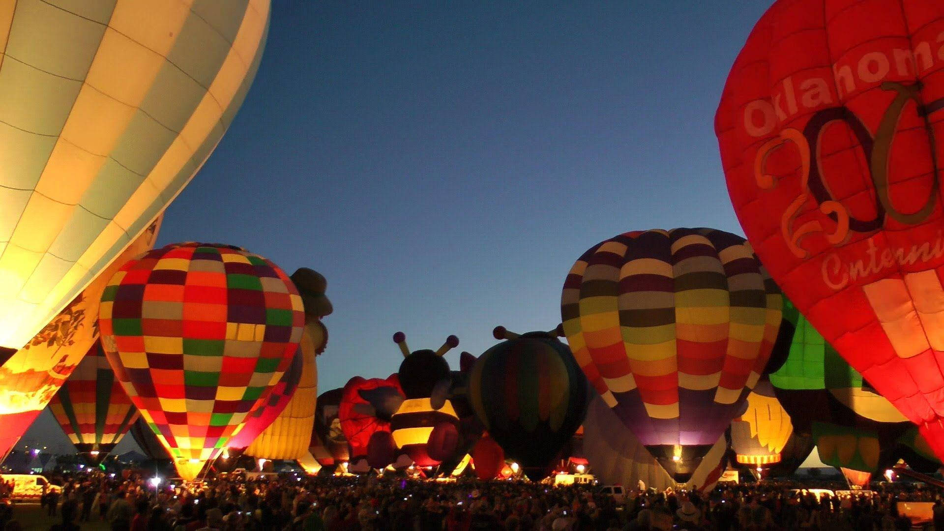 Colorful Hot Air Balloons Albuquerque Wallpaper