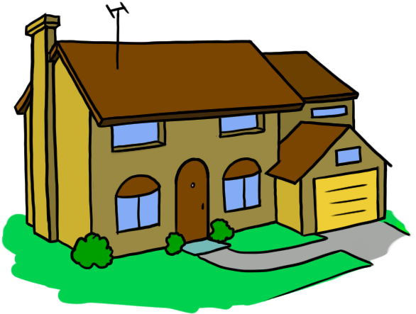 Colorful House Clipart PNG